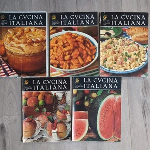 VINTAGE La Cucina Italiana Magazine LOT (x5 Issues) 1968 – Mid-Century Recipes - Picture 1 of 4