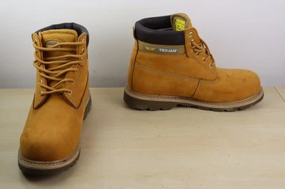 Trojan Mithras Honey S1 P  SRC 6M73 Safety Boots Mens size UK 10 EU 44 Steel Toe - Image 1 of 4