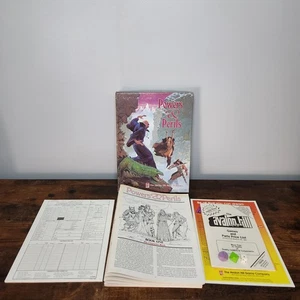 Powers & Perils Box Set Avalon Hill Fantasy Roleplaying Game Complete Excellent - Picture 1 of 13