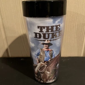 Taza de viaje de plástico John Wayne The Duke vaso taza de café taza de té taza de 16 oz - Imagen 1 de 13