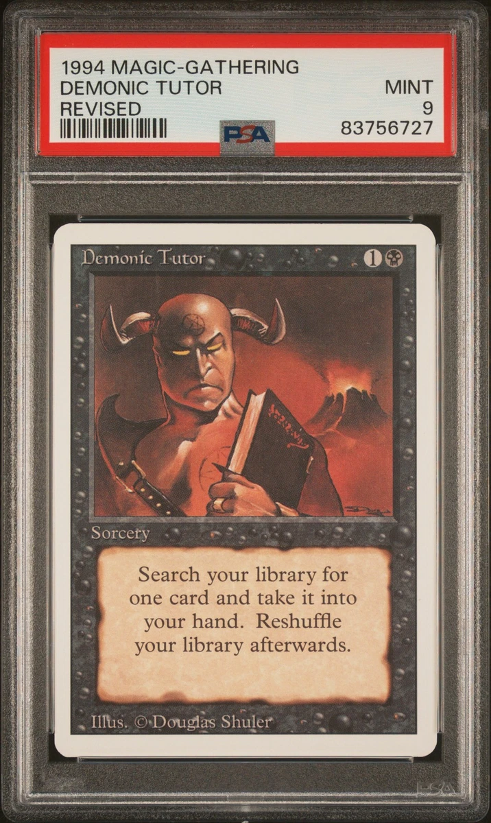 MTG demonic tutor 2ED 未使用　ミント　1枚 MTG demonic tutor 2ED 未使用 ミント 1枚 Demonic Tutor - Revised