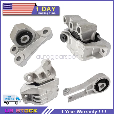 FOR 2015-2018 Jeep Renegade 2.4L Engine Motor & Transmission Mount Set 4pcs - Image 1 of 4