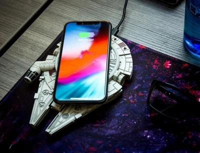 Disney Star Wars Millenium Falcon Qi Wireless Charging Pad - New - Image 1 of 3