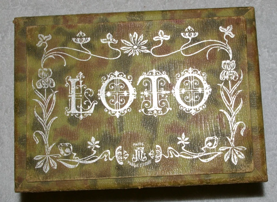 ancien coffret pour jetons de loto - Photo 1/4