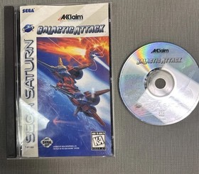 GALACTIC ATTACK Sega Saturn Complete w/reg Card tested