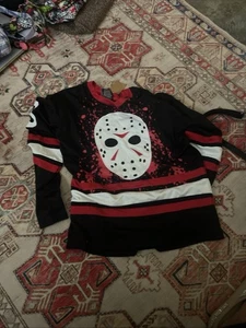 Maglia Top Friday The 13th Taglia S Nero Rosso Voorhees Horrorcore Grunge - Foto 1 di 3