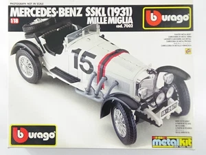 Bburago Mercedes Benz SSKL Millie Miglia (1931) Modellbausatz Nr. 7002 Maßstab 1/18 - Bild 1 von 12