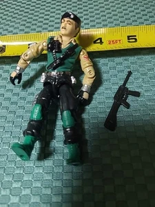 1986 GIJOE BLACK HAT, FOREST GREEN OUTFIT, MUSTACHE - Picture 1 of 21