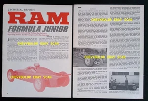 1962 RAM Industries Formula Junior Vintage Race Car Info Article - Picture 1 of 2