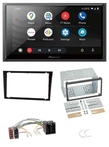 Pioneer USB 2DIN DAB MP3 Bluetooth Autoradio für Opel Combo C Vivaro Corsa C Ome - Bild 1 von 11