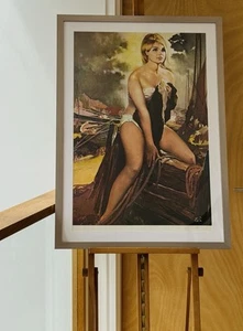 "Beach Girl" Pin Up Poster 60er Jahre von Ernest Ratcliff Limited Edition 75/100 - Bild 1 von 15