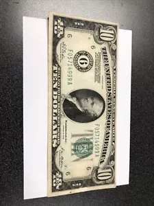 US 1928 Federal Reserve $10 Note Bank Of Atlantic The Federal Reserve Georgia - Picture 1 of 3