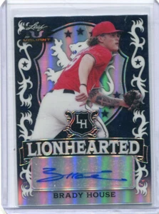 2021 Leaf Valiant Lionhearted Navy Blue Autographs Brady House Rookie Auto 36/75 - Bild 1 von 2