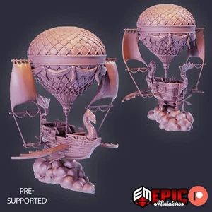 6K Resin 32mm Epic Miniatures Balloon Air Ship for D&D - Picture 1 of 5