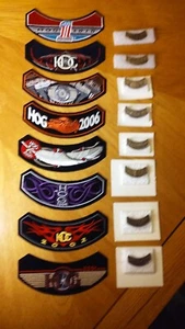 HOG Patches & passende Pins 8 Paar Harley-Davidson 2001-02-04-05-06-07-09-10 - Bild 1 von 6