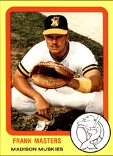 1988 Madison Muskies Police #15 Frank Masters Florisssant Missouri Baseball Card
