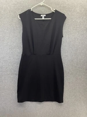 Nine West Women's Solid Black Dress Sleeveless A Line Size Medium - image 1 of 4