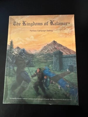 Kingdoms Of Kalamar набор для фэнтезийной кампании Kenzer & Co бокс-сет новый из старых запасов SW B1 - Изображение 1 из 4