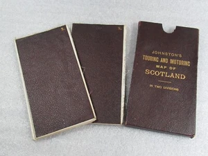 Johnston's Touring and Motoring Map of Scotland - 2 x SILK MAPS Amazing Quality - Picture 1 of 23