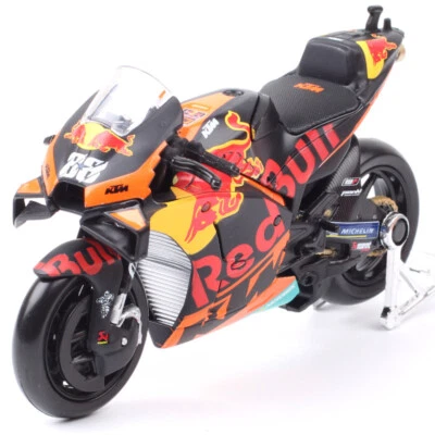 Maisto 1/18 2021 KTM RC16 GP Racing #88 Miguel Oliveira Motorcycle Model Bike - Image 1 of 4