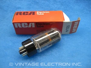 NOS 5DJ4 Vacuum Tube - RCA - USA - 1973 (BLACK PLATES, Date Code ED, TESTED!!!) - Picture 1 of 4