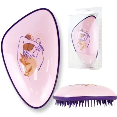 DESSATA Detangling Brush Entwirrende Shampoo/Massage Haarbürste "Fem Silhouette" - Bild 1 von 4