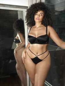Savage X Fenty, Savage Not Sorry Microfiber Low-Cut Balconette Bra 42D - Picture 1 of 3