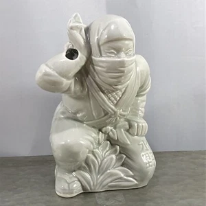 Vintage Ninja Tiki Mug Mizuno Enterprises Made In Japan White Gray - Picture 1 of 5