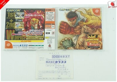 STREET FIGHTER 3 W IMPACT DC CAPCOM Sega Dreamcast From Japan - Image 1 of 3