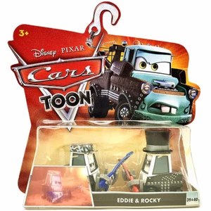 PIXAR Mattel Toy Car EDDIE&ROCKY Guitar Forklift Racing Children's Car - Picture 1 of 6