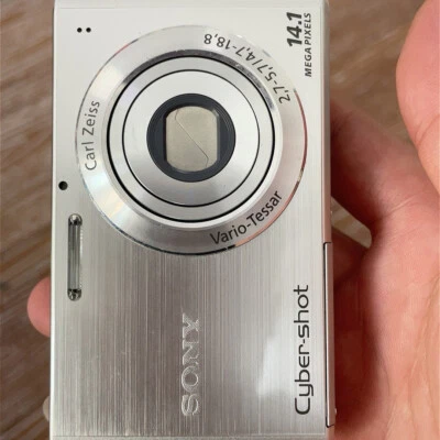SONY Cyber-Shot DSC-W330 Digital Camera Silver - 14.1MP - Tested - 85% NEW - Image 1 of 4
