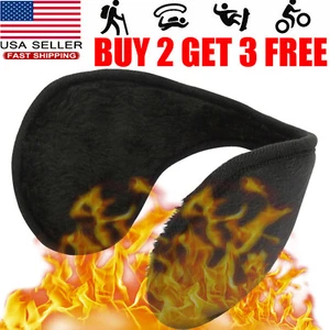 Ear Muffs Winter Ear warmers Fleece Ski Earwarmer Men Women Behind the Head Band - Picture 1 of 12