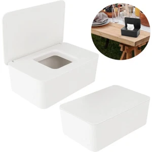 Wet Wipes Dispenser Box Baby Wipes Dispenser Toilet Wipes Dispenser Box with Lid - Picture 1 of 24