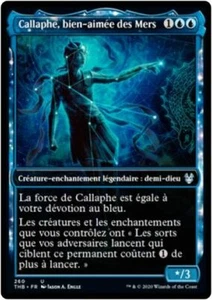 MTG Magic THB FOIL - Callaphe, Beloved of the Sea/bien-aimée Mers, Showcase, FR - Picture 1 of 1