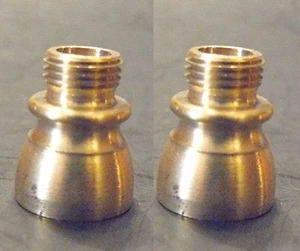 (2) Düsenreduzierer massiv Messing 1/4" IPS (1/2" Durchmesser) x 1/8" IPS (3/8" Durchmesser) Lampe (NB1) - Bild 1 von 4
