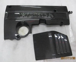Coperchio motore in vera fibra di carbonio adatto per Honda 2015 Civic Type-R FK2 - Foto 1 di 5