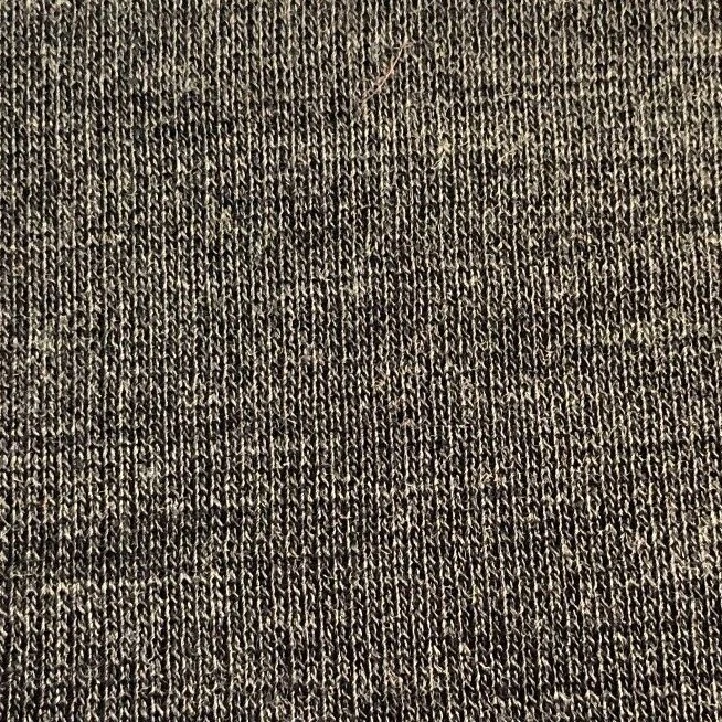 Vintage Double Knit Material Fabric Solid Dark Gray Stretch 46" x 68" Retro VTG - Image 1 of 4