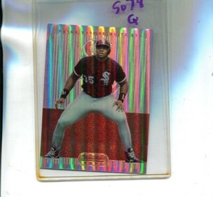 FRANK THOMAS 1995 BOWMANS BEST JUMBO REFRACTOR CARD #65 5078Q