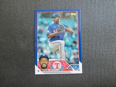 2023  Topps   Taylor Hearn   #354   Texas Rangers   (royal blue)  RC - Image 1 of 2