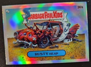 247A RUSTY HEAP 2023 GPK Garbage Pail Kids Chrome Series 6 REFRACTOR
