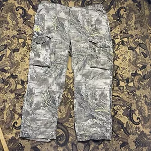 RealTree Pants Mens Size XL 40-42 Brown Green Camo Outdoors Hunting Jeans - Picture 1 of 8