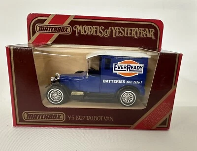 Furgoneta Talbot Vintage Matchbox Modelos De Antaño Y5 1927 Nuevo En Caja Embalaje Original Foto 1 de 4