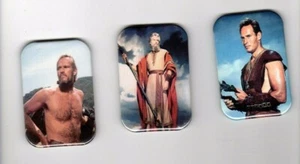 CHARLTON HESTON 3 MAGNETE FRIGORIFERO 2" X 3" CON ANGOLO ARROTONDATO - Foto 1 di 5