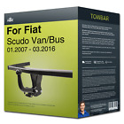Towbar fixed ›for FIAT Scudo Van/Bus 01.2007-03.2016 Hook NEW