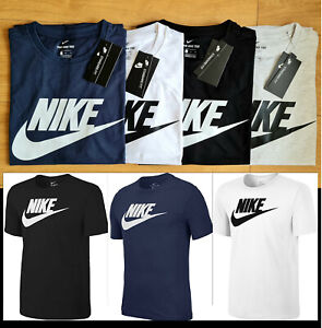 Nike Futura Top Mens Sports Casual T-Shirt Crew Neck 100% Cotton