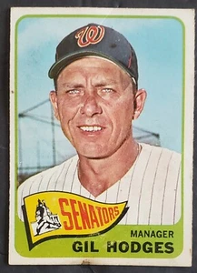 Tarjeta de baja calidad 1965 OPC O-PEE-CHEE GIL HODGES #99 Manager Hof Brooklyn Dodgers - Imagen 1 de 2