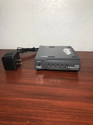 Intel InBusiness  5 Port 10Base-T Ethernet Network Hub - Image 1 of 4