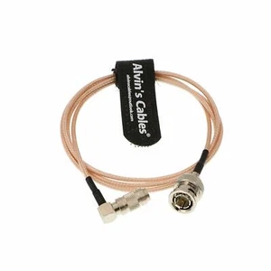 DIN 1.0/2.3 Mini BNC Right Angle to BNC Male RG179 HD SDI Cable for Blackmagic - Picture 1 of 7