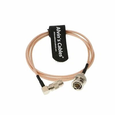 DIN 1.0/2.3 Mini BNC Right Angle to BNC Male RG179 HD SDI Cable for Blackmagic - Image 1 of 4