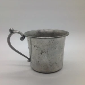 Vintage Kirk Stieff USA Silver Pewter Child Baby Cup Mug - Picture 1 of 8